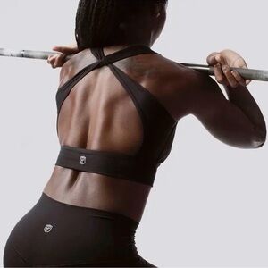 BORN PRIMITIVE - Black Abyss Sports Bra - Small